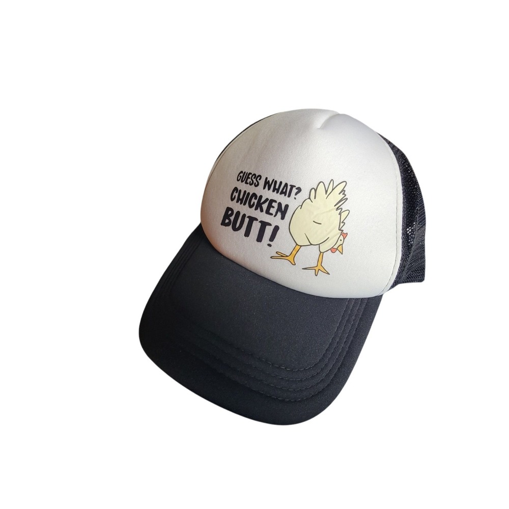 New Guess What Chicken Butt Funny Summer Baseball Hat One Size Adult